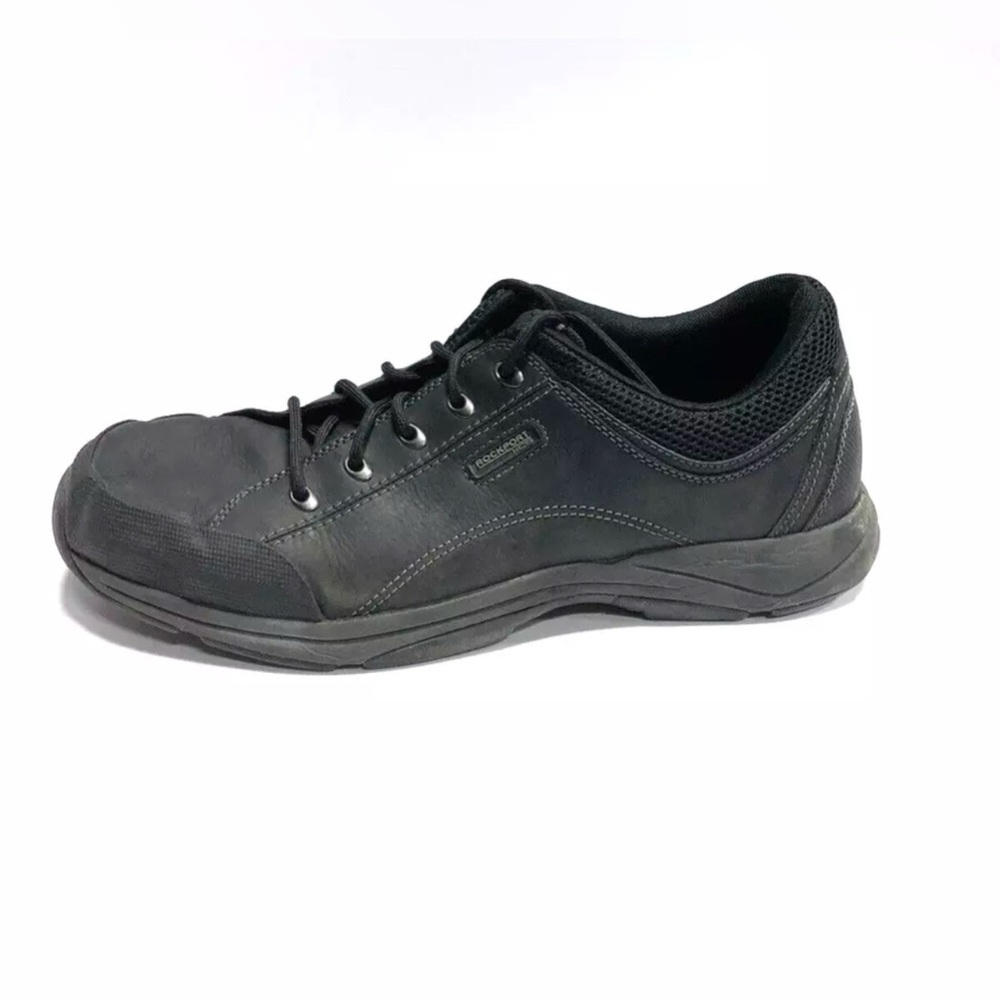 Rockport Chanson Mens Sneaker Black Leather Size 11.5 M